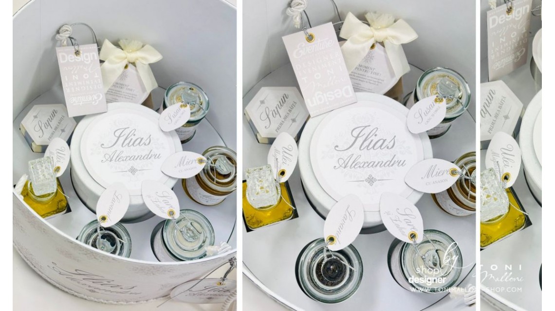 Set Prima Baita cu nasii dupa Botez pentru Băieți cu fulgi de nea 22